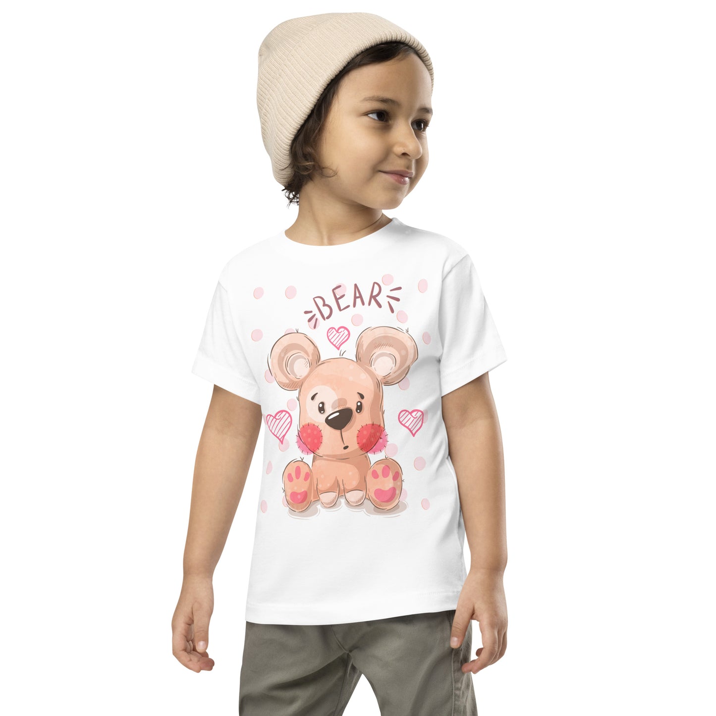 Toddler Short Sleeve Tee - Teddy Bear