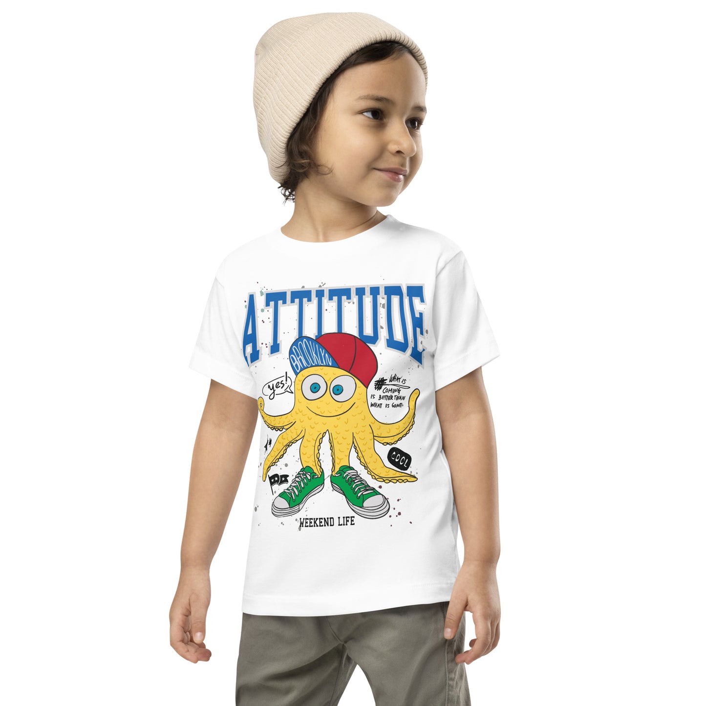 Toddler Short Sleeve Tee - Attitude Monster