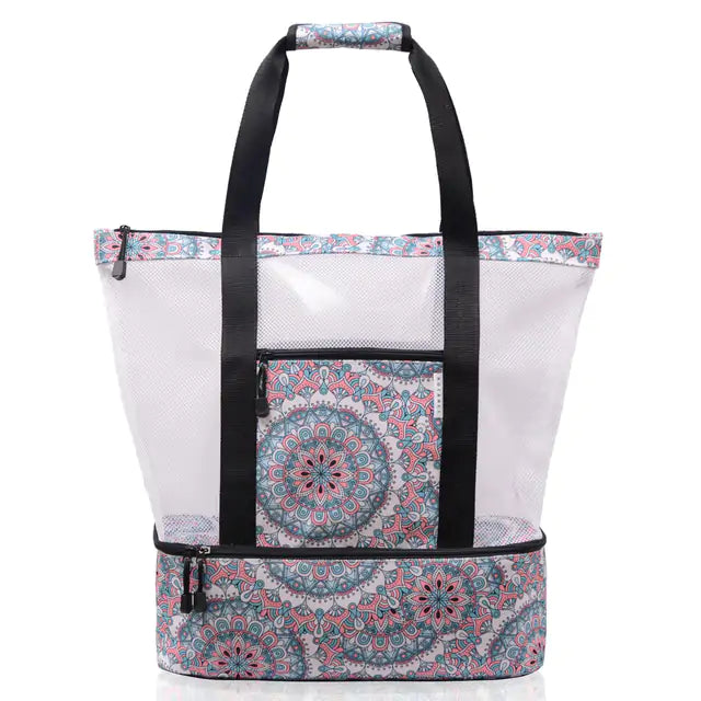 CoolBreeze Mesh Tote Cooler Combo