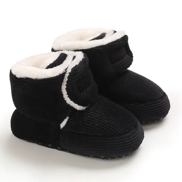 Cozy Toes Baby Booties, Corduroy