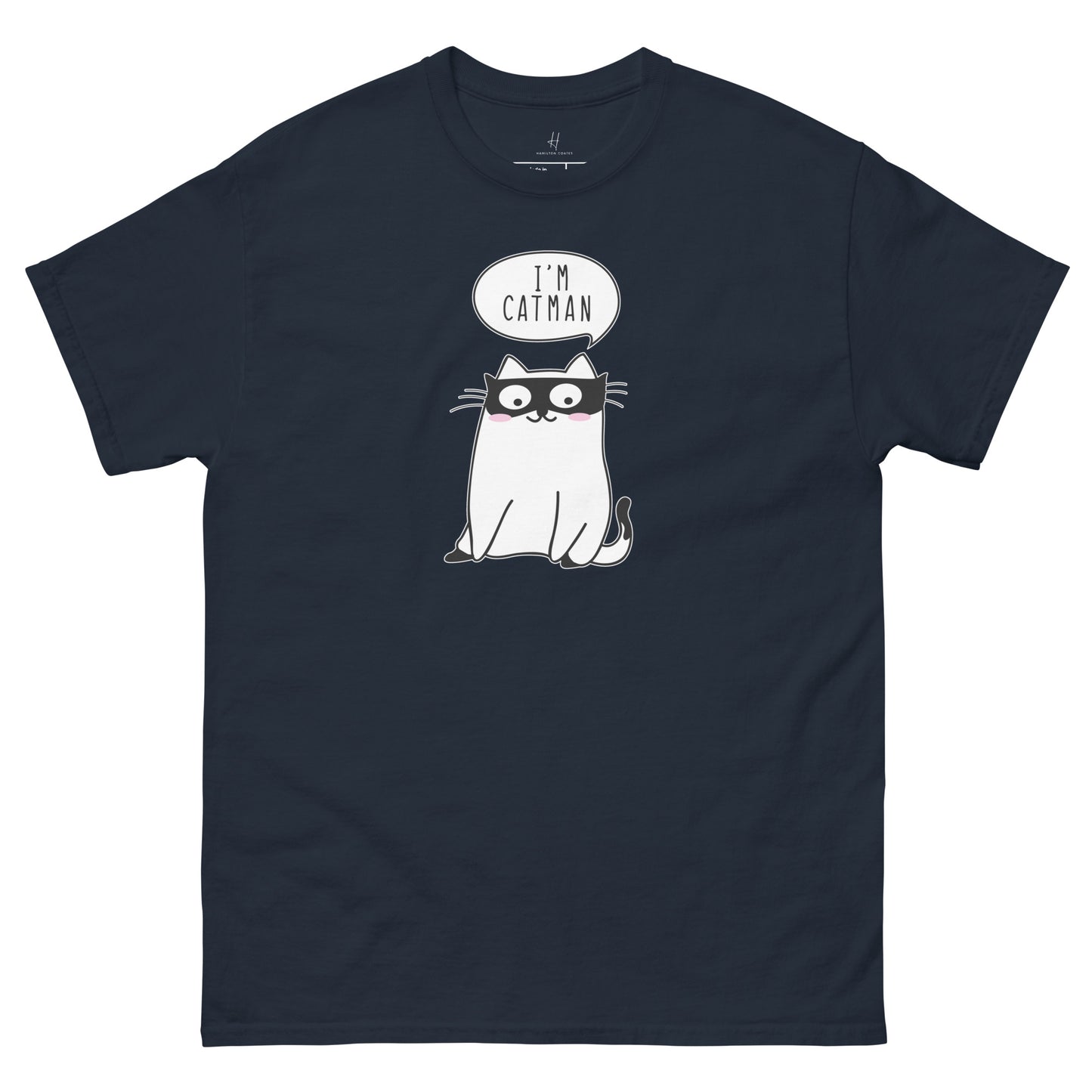 毎日快適に過ごせるクラシックTシャツ - 私はキャットマン