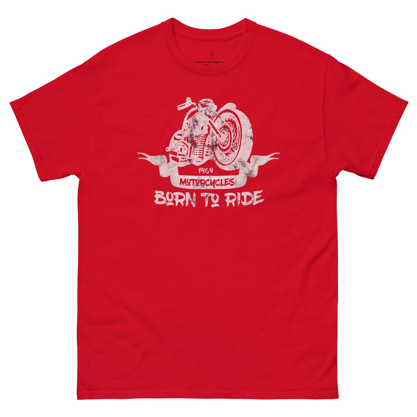 Klassisches T-Shirt für jeden Tag – Born to Ride