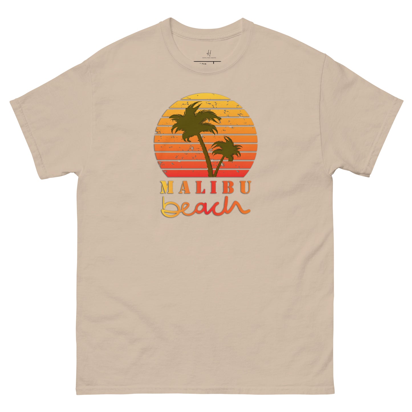 Klassisches T-Shirt für jeden Tag – Malibu Beach