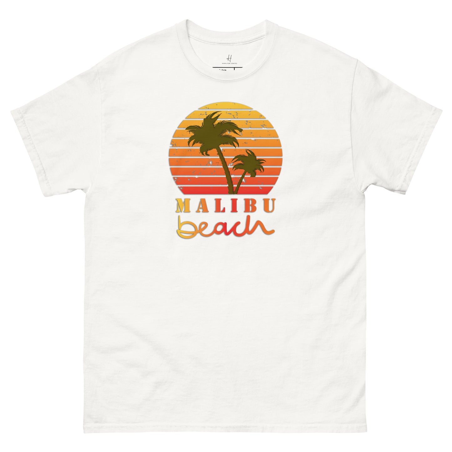 Klassisches T-Shirt für jeden Tag – Malibu Beach