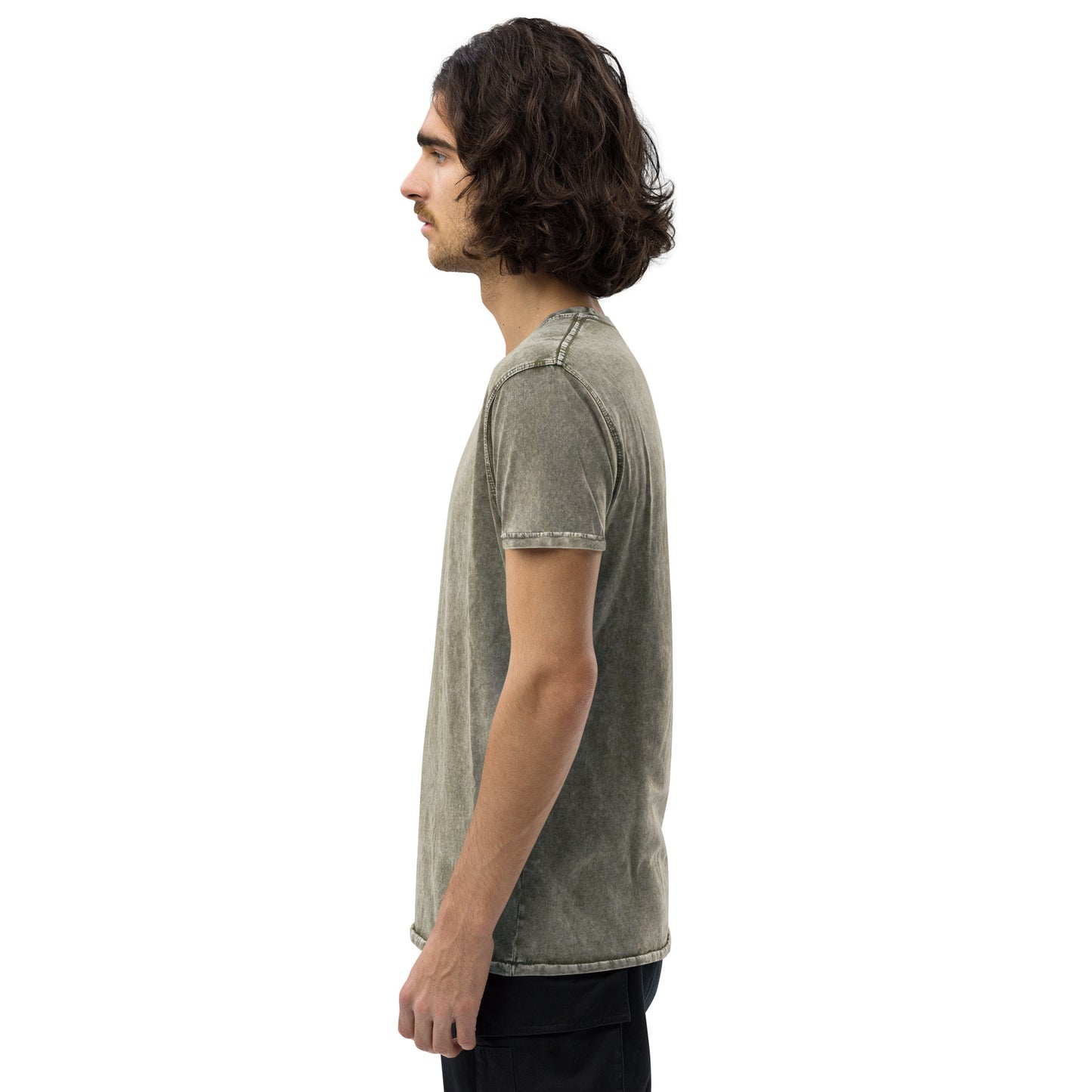 The Essential Denim T-Shirt - Dark Army Green
