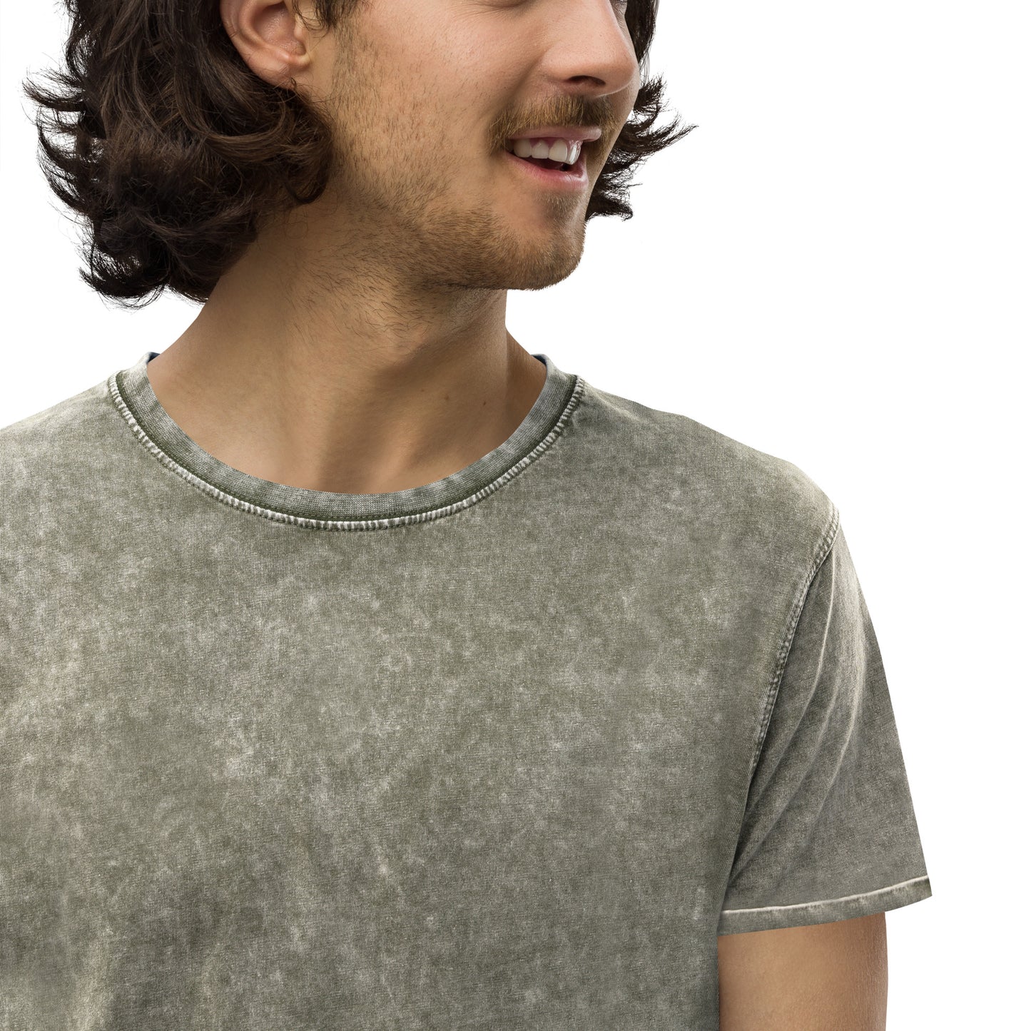 The Essential Denim T-Shirt - Dark Army Green