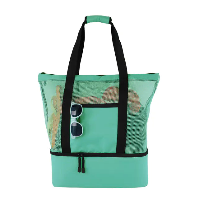 CoolBreeze Mesh Tote Cooler Combo
