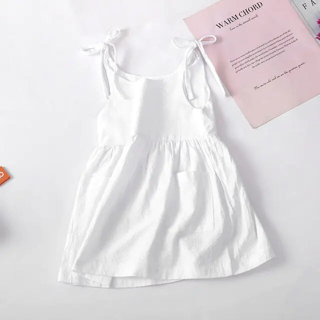 Everyday Comfort Sleeveless Cotton Toddler Dress