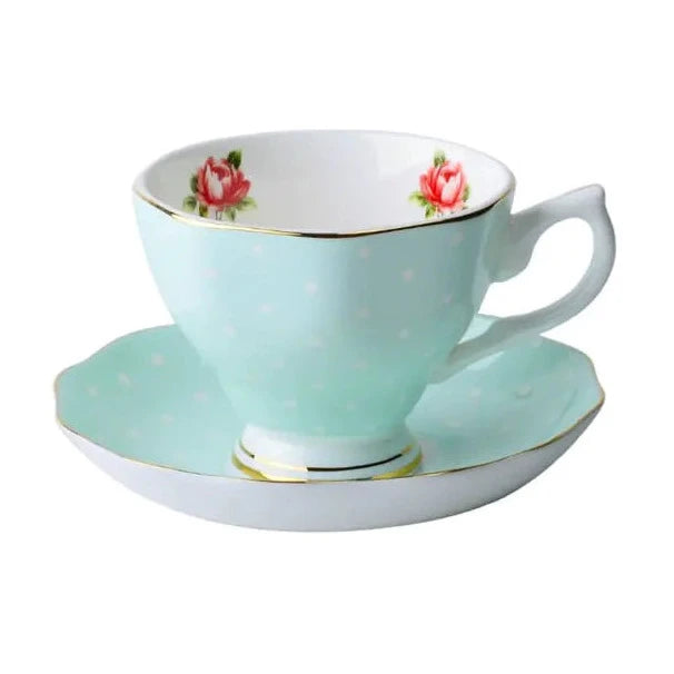 Royal Garden Bone China Tea Cups