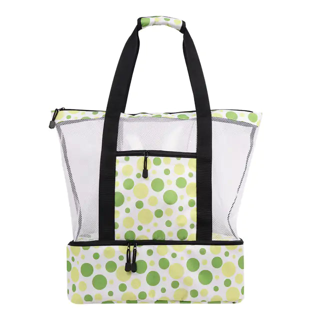 CoolBreeze Mesh Tote Cooler Combo