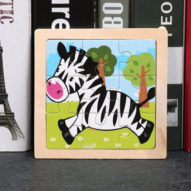 PuzzlePlay チャンキー木製パズル