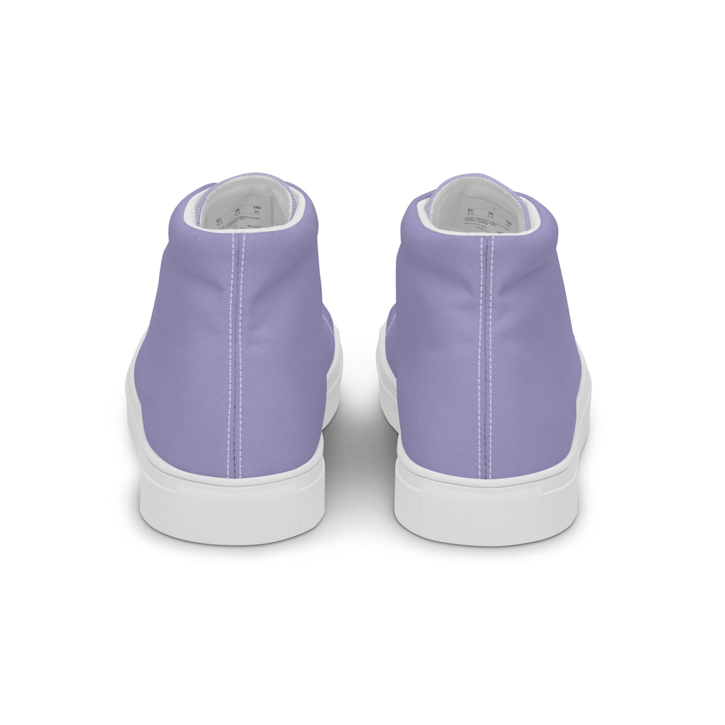 Women’s high top canvas shoes - Pastel Plum
