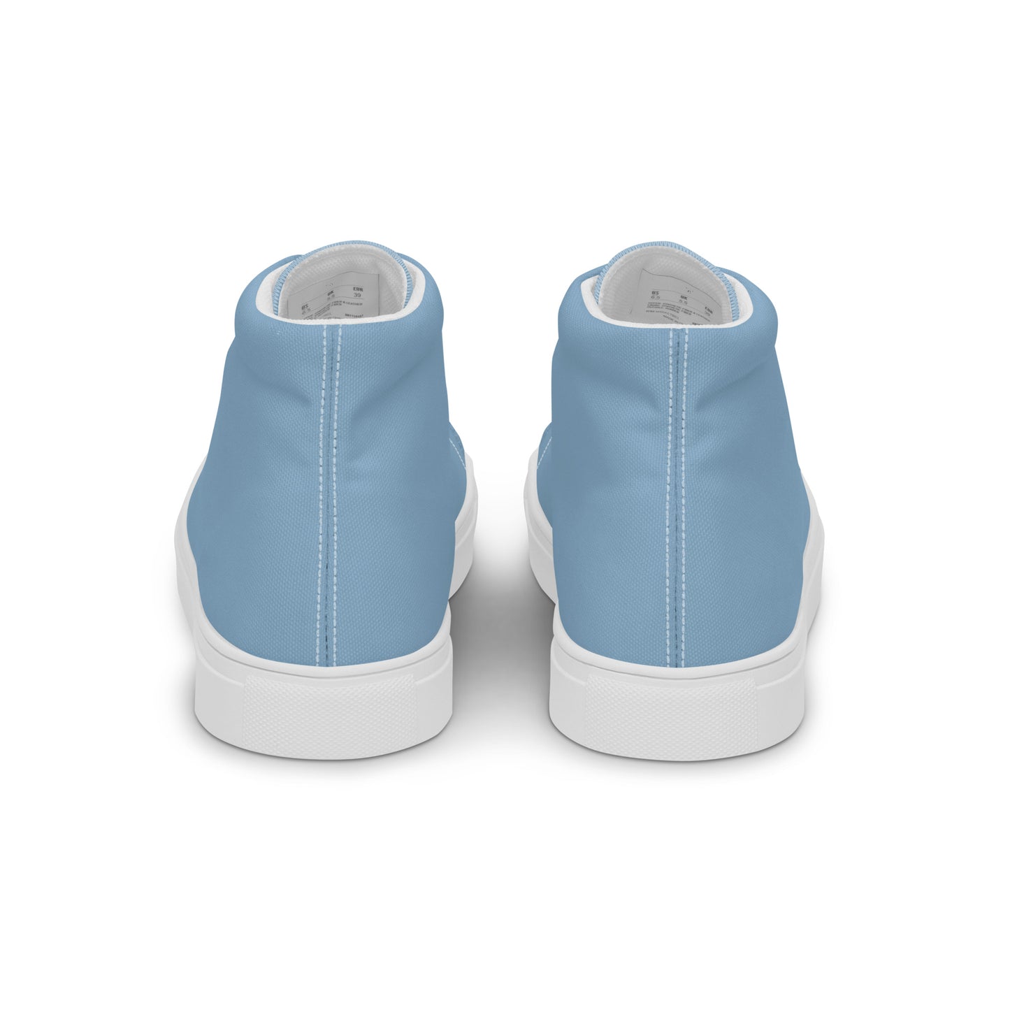 Women’s high top canvas shoes - Pale Blue
