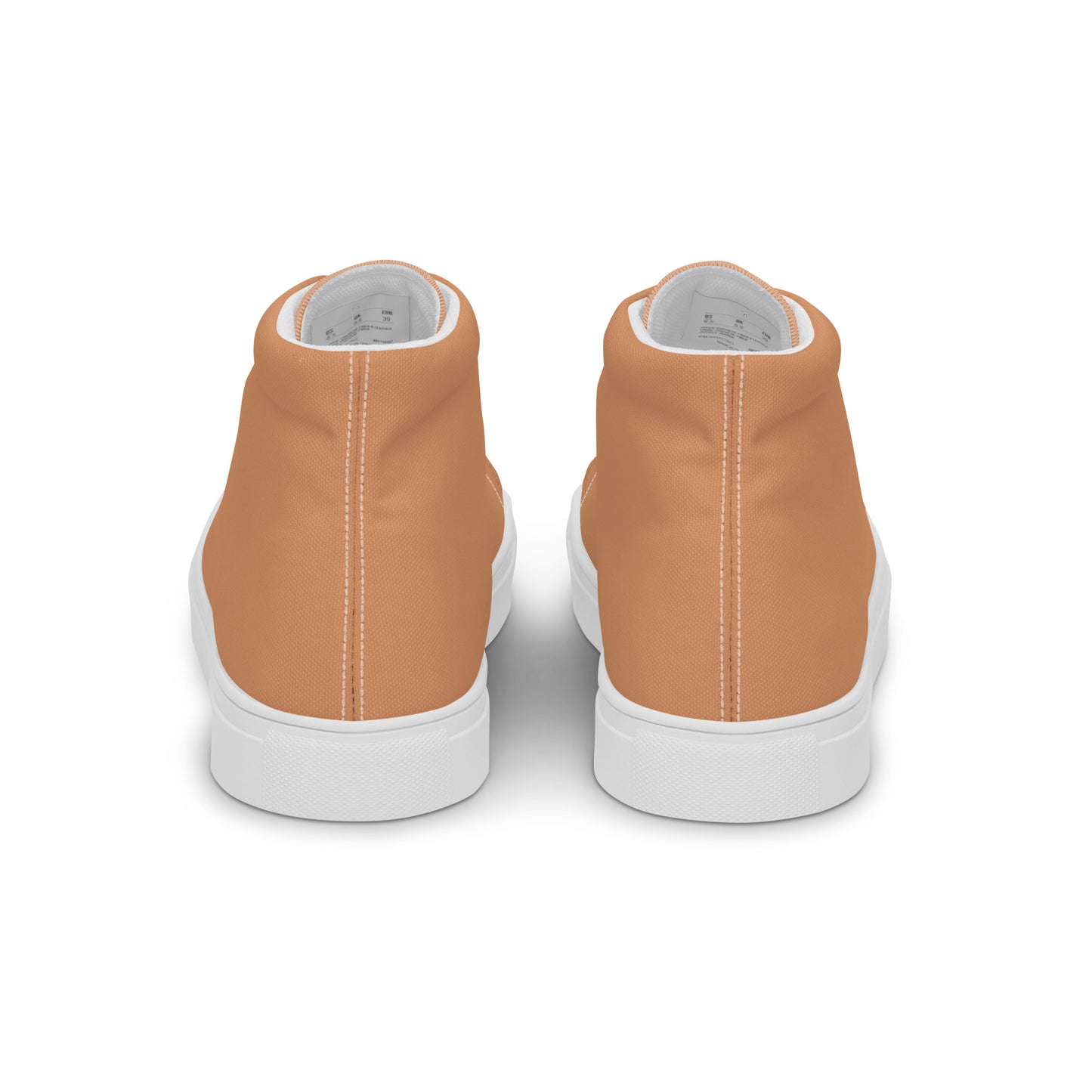 Women’s high top canvas shoes - Sunset Orange