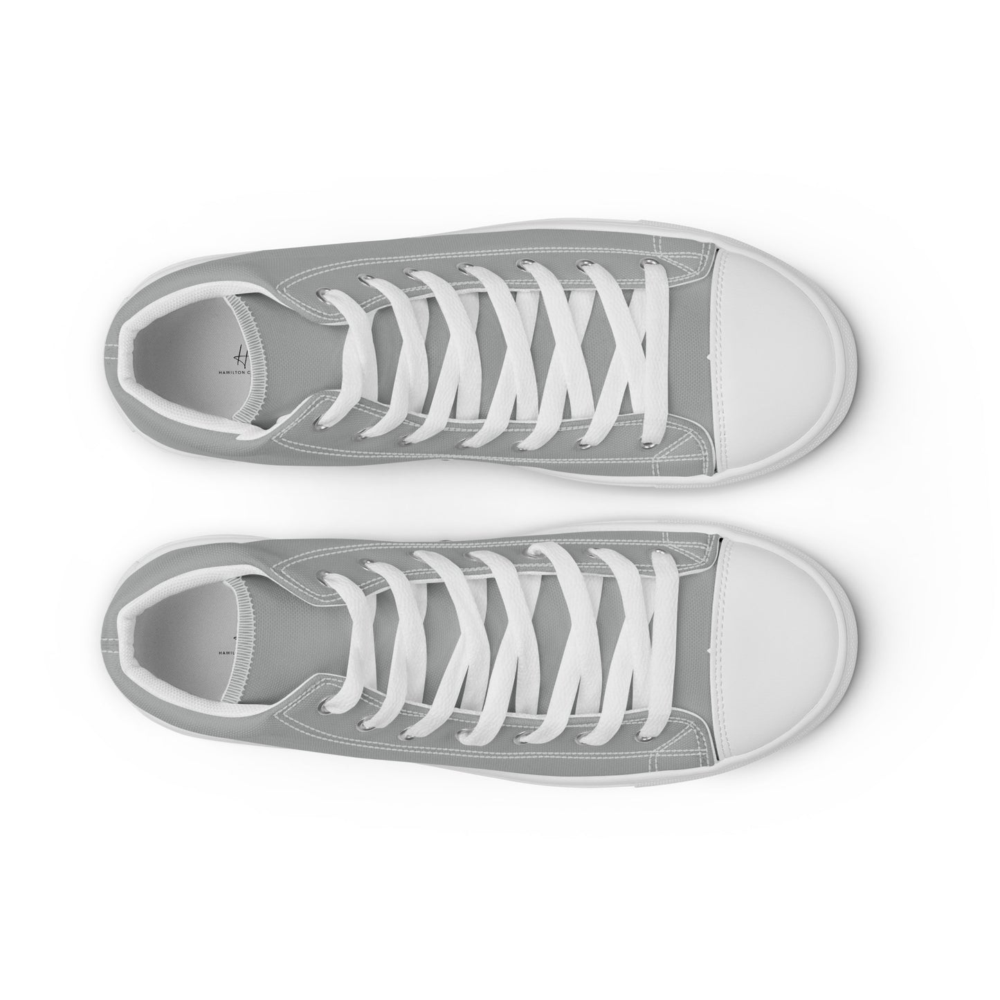 Women’s high top canvas shoes - Moonstone Grey