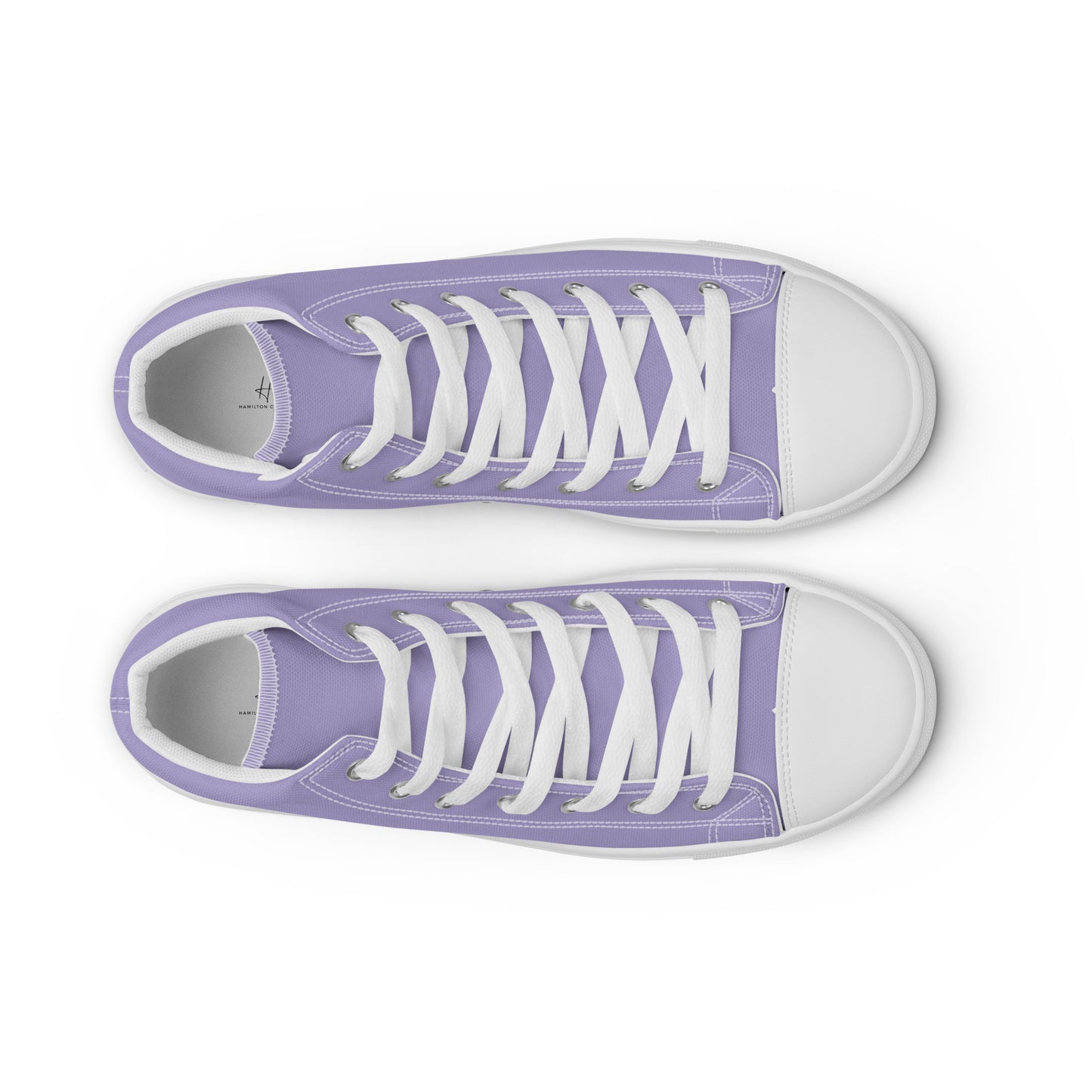 Women’s high top canvas shoes - Pastel Plum