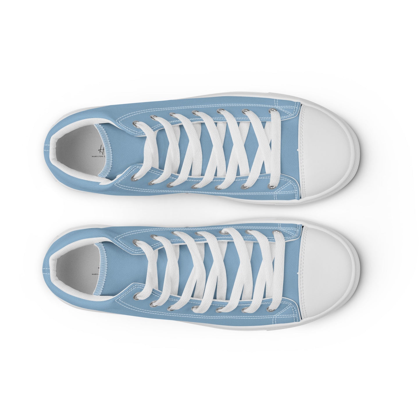 Women’s high top canvas shoes - Pale Blue