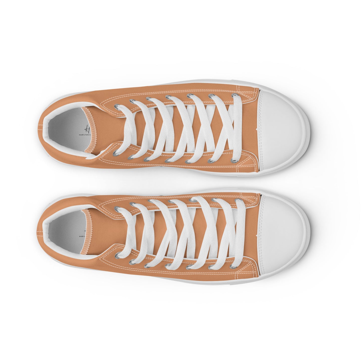 Women’s high top canvas shoes - Sunset Orange