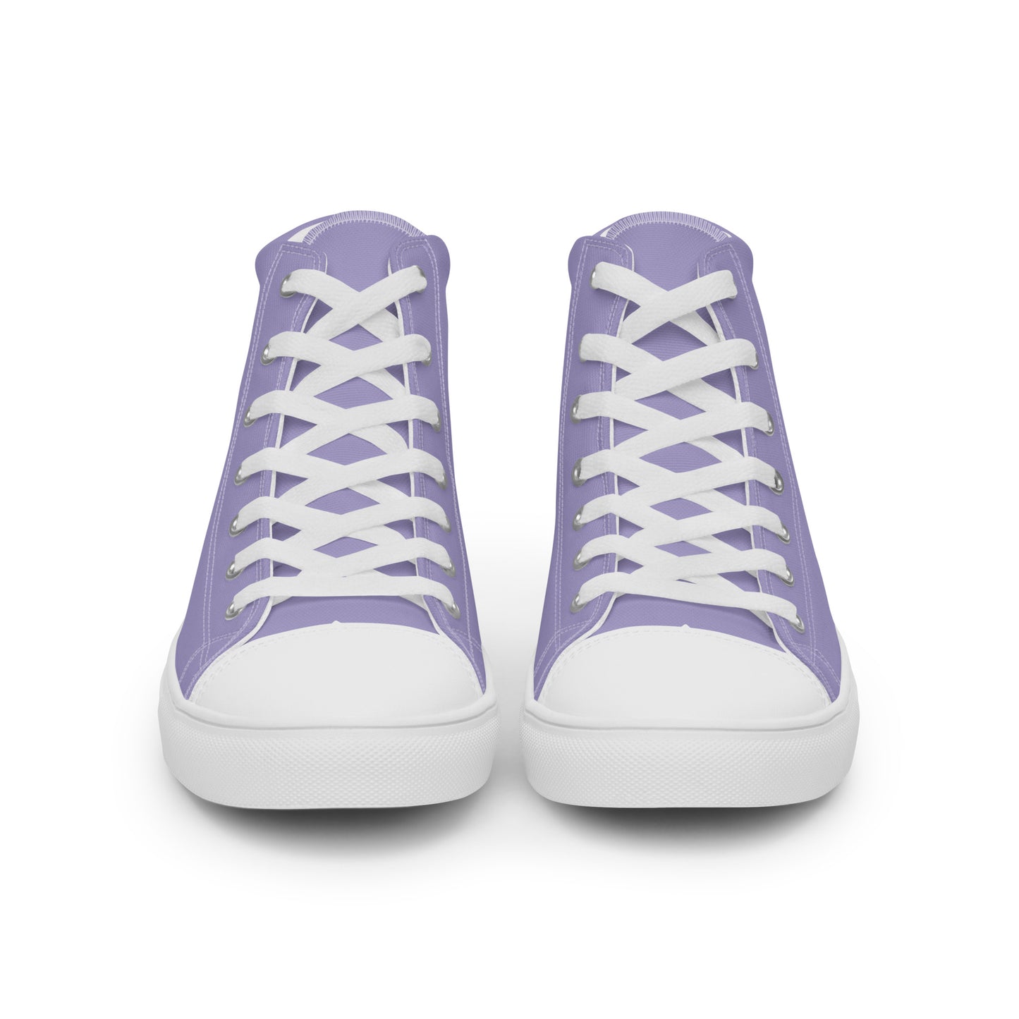 Women’s high top canvas shoes - Pastel Plum