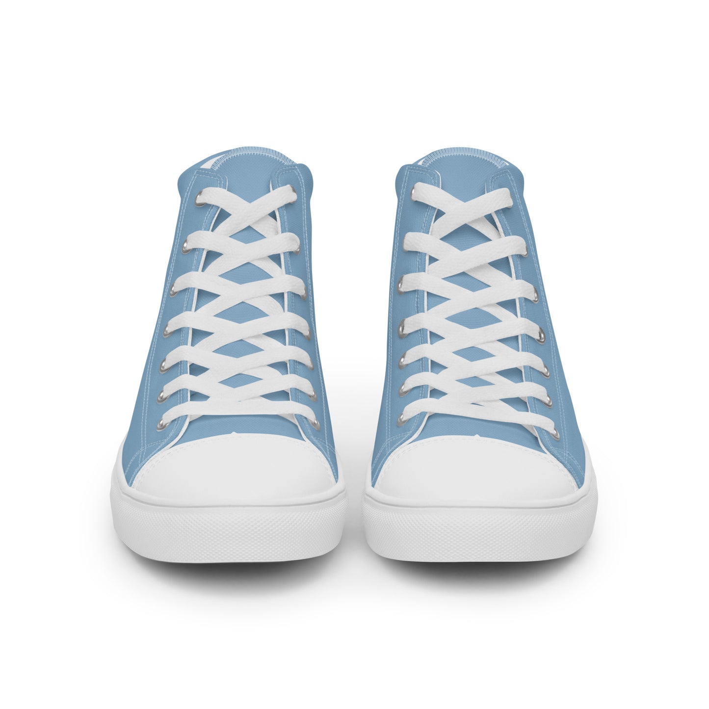 Women’s high top canvas shoes - Pale Blue