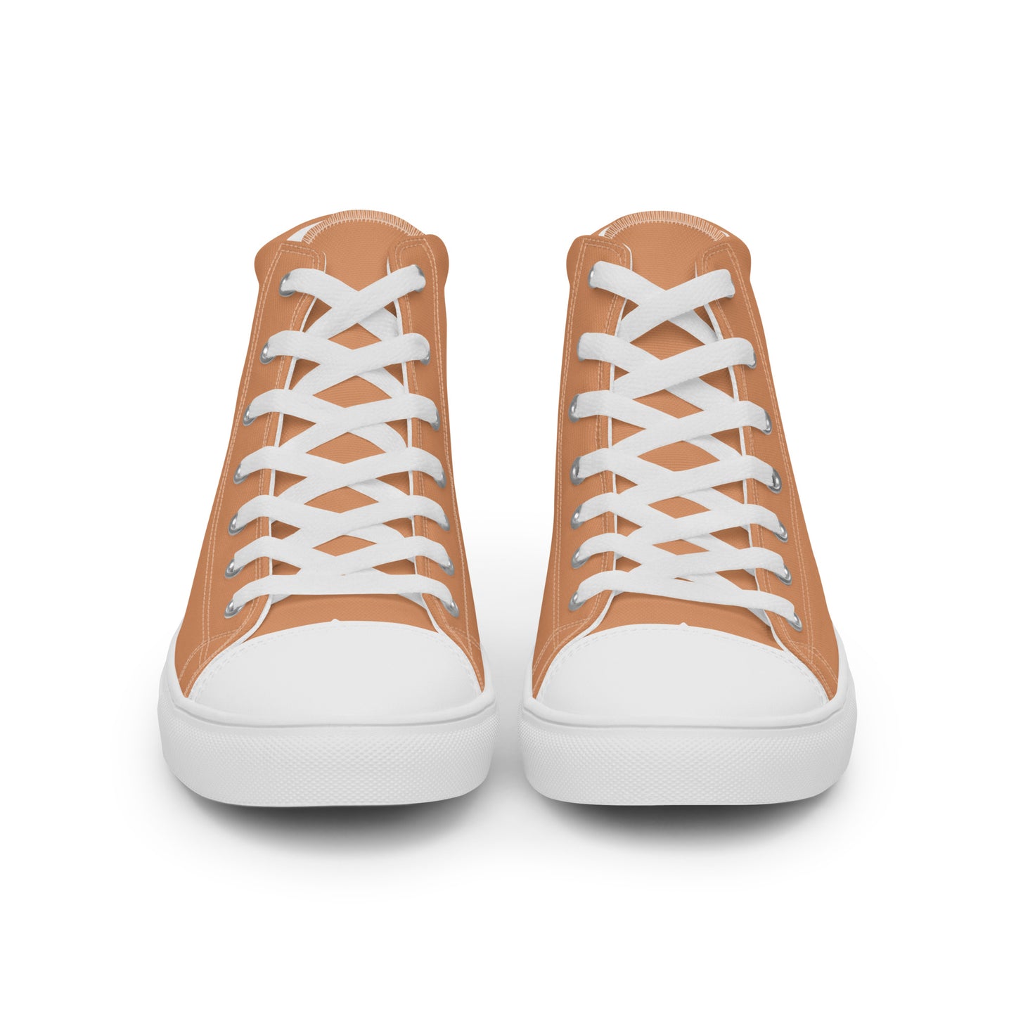 Women’s high top canvas shoes - Sunset Orange