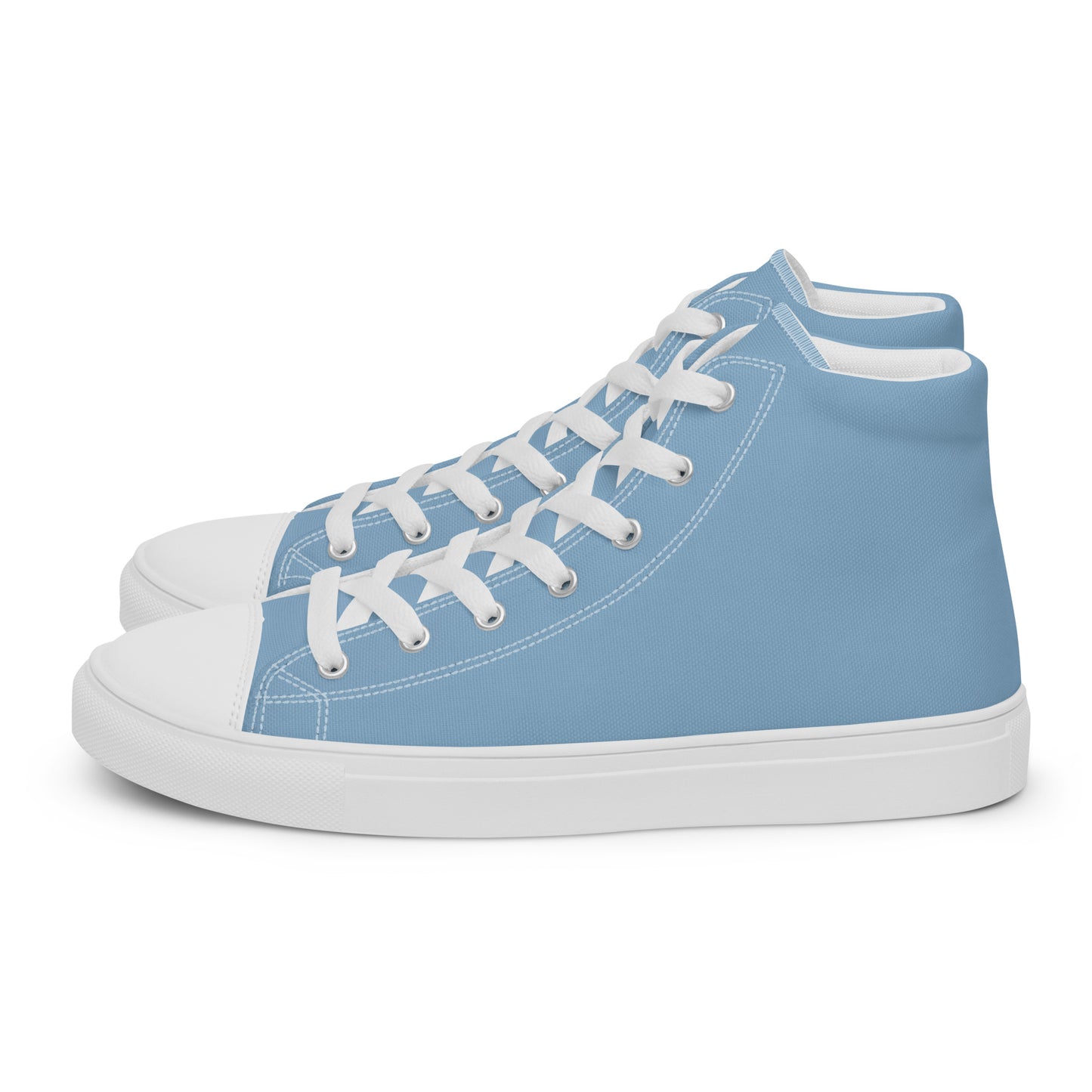 Women’s high top canvas shoes - Pale Blue