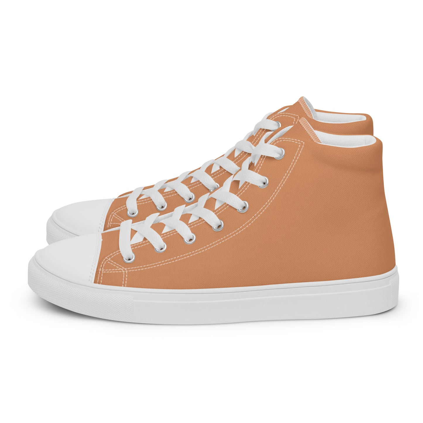 Women’s high top canvas shoes - Sunset Orange