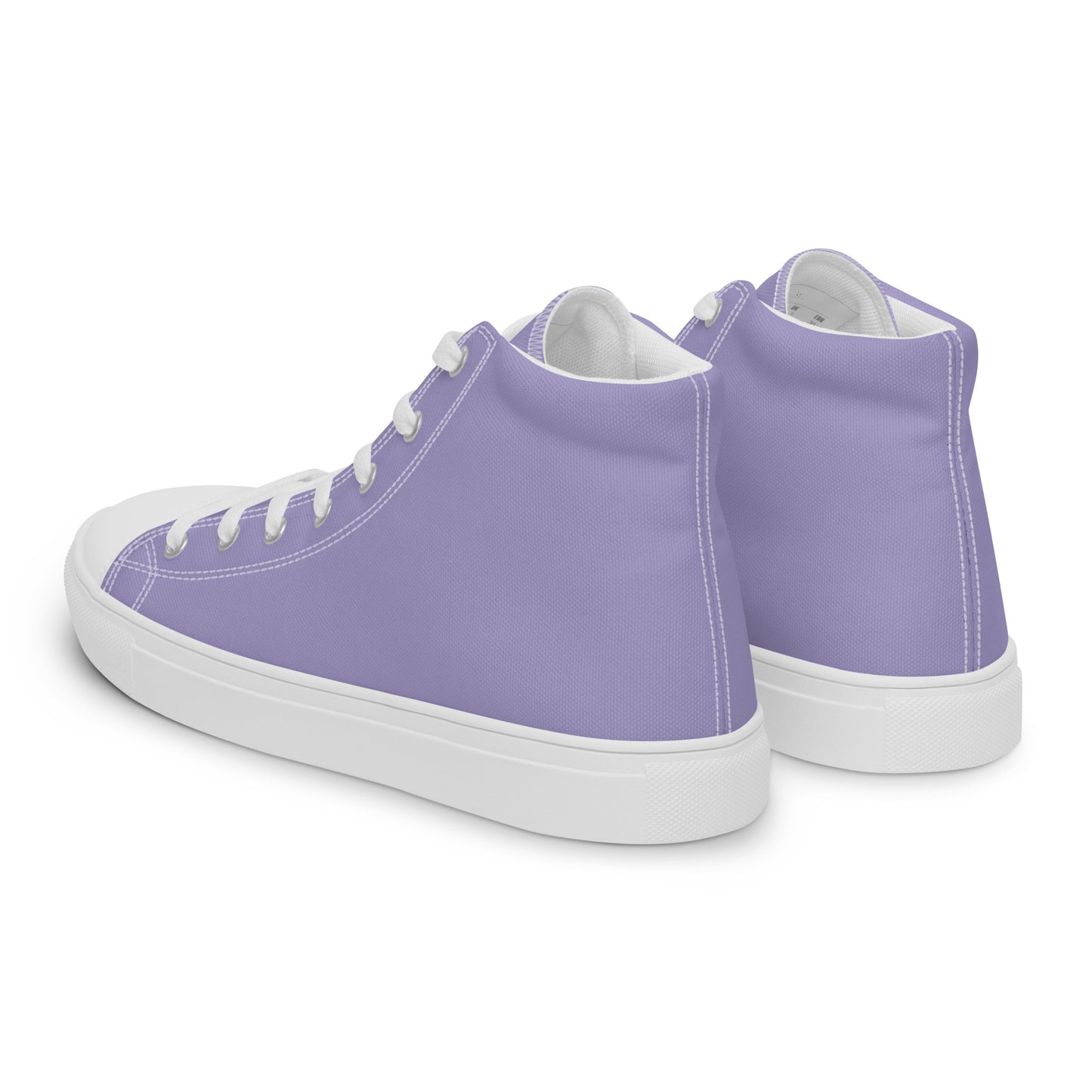 Women’s high top canvas shoes - Pastel Plum