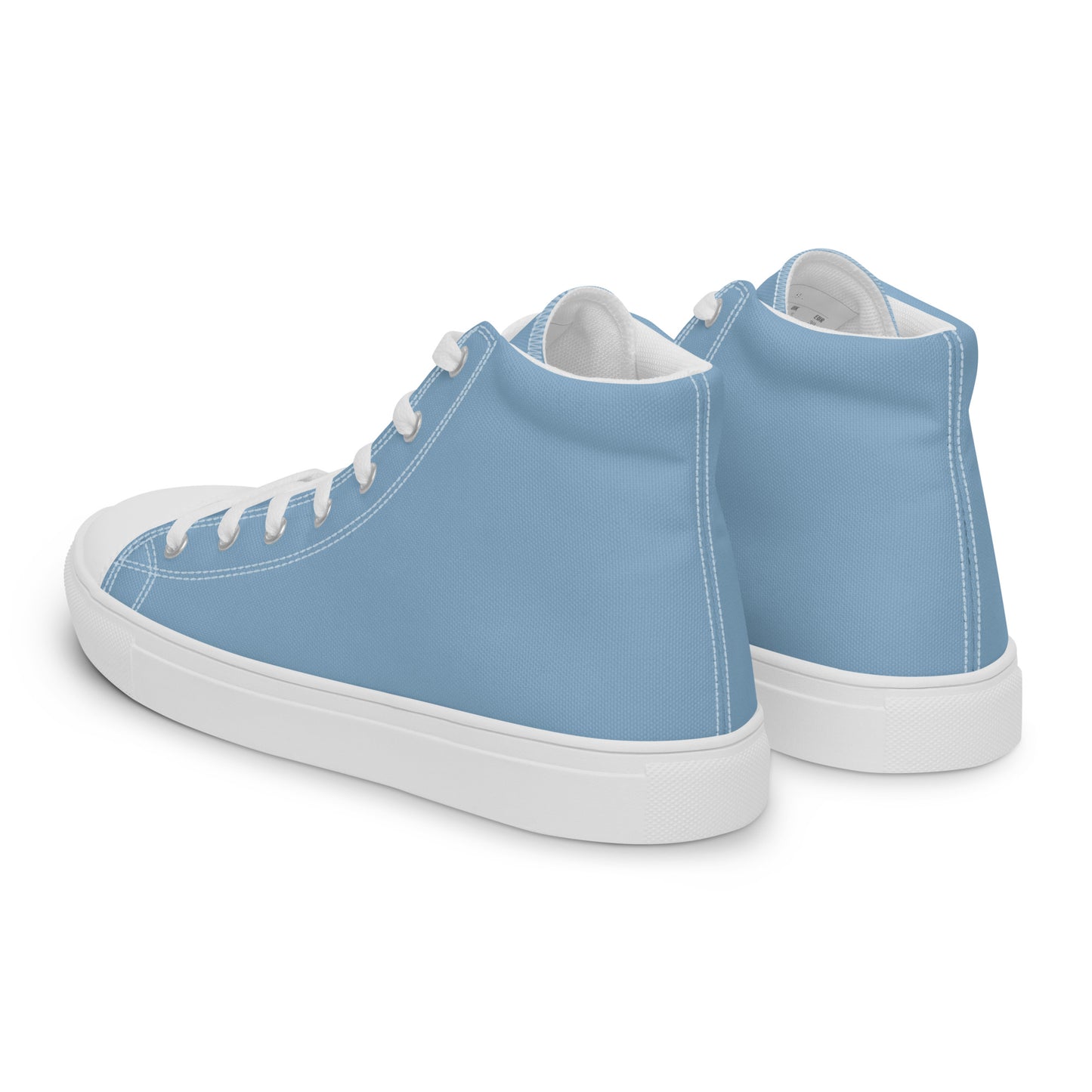 Women’s high top canvas shoes - Pale Blue
