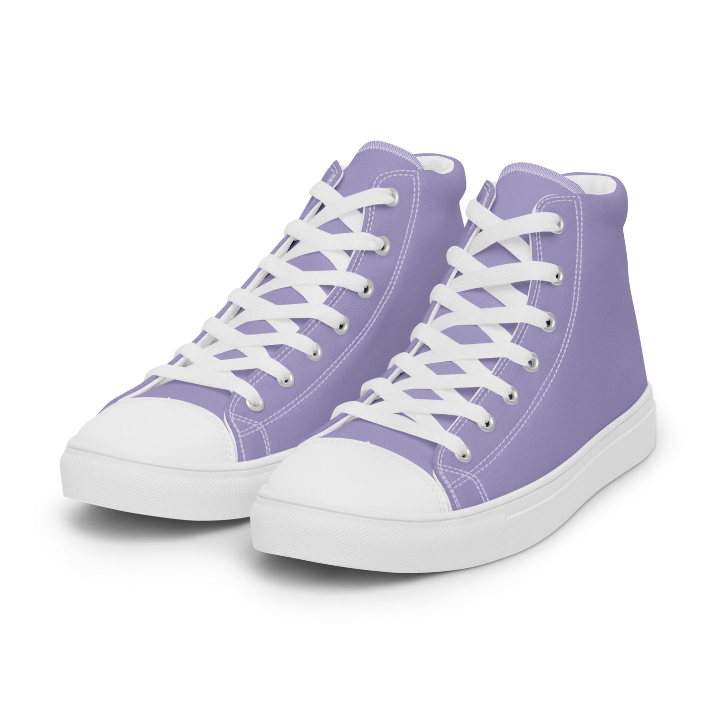 Women’s high top canvas shoes - Pastel Plum