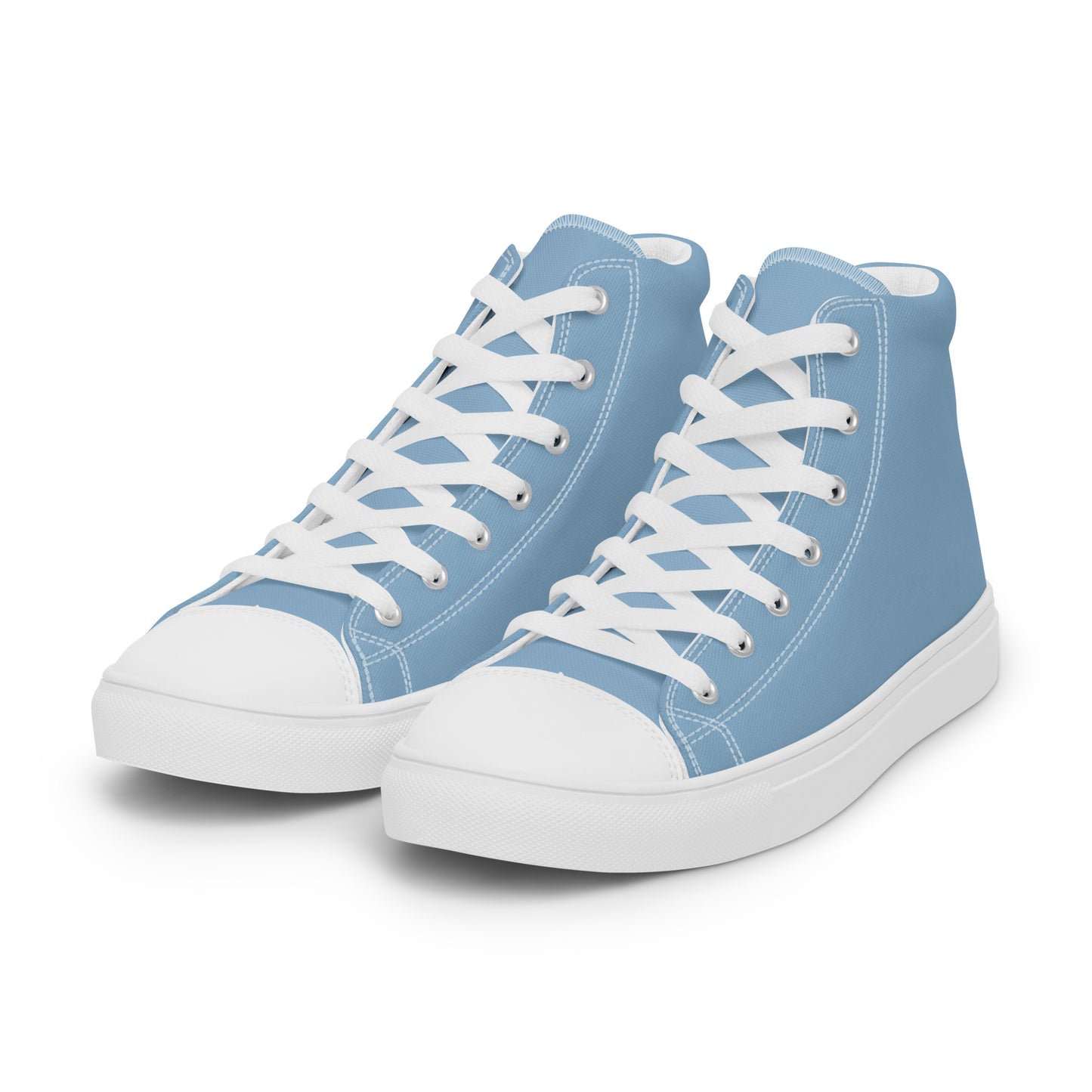 Women’s high top canvas shoes - Pale Blue