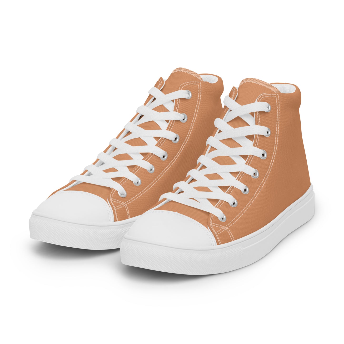 Women’s high top canvas shoes - Sunset Orange