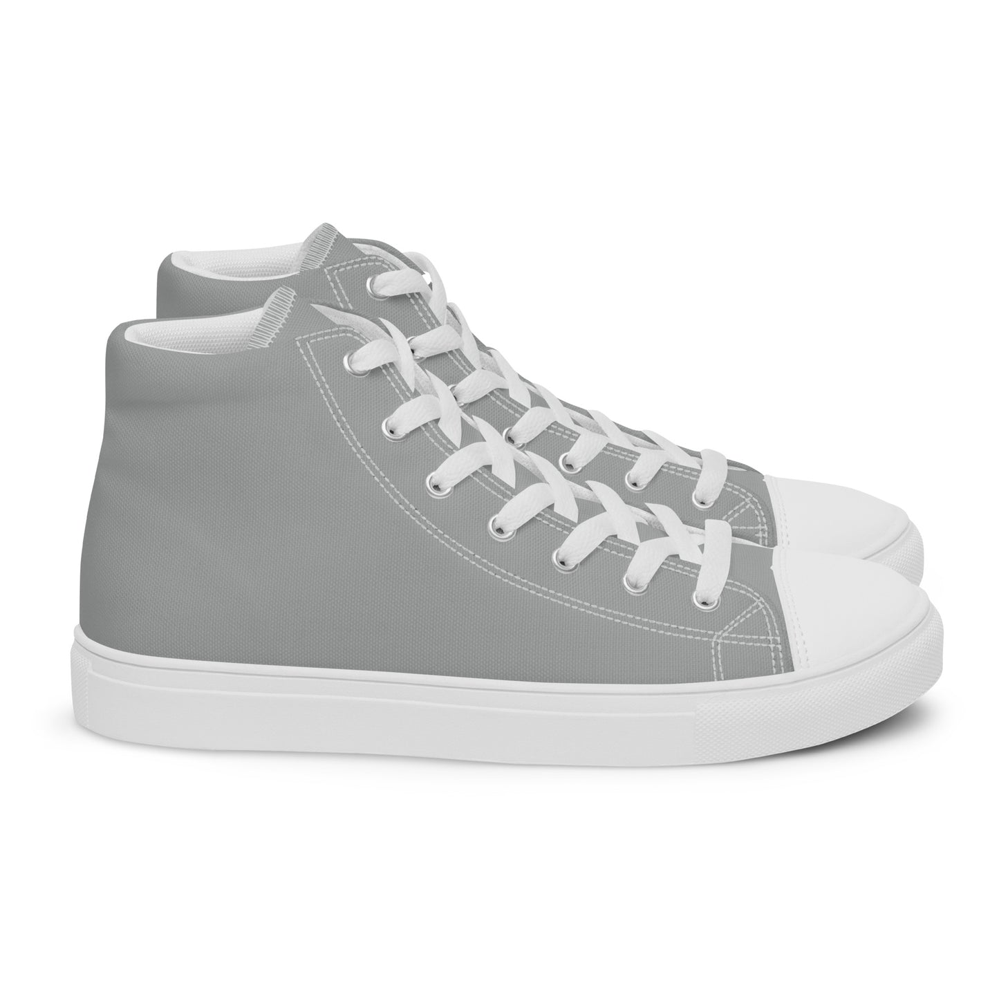 Women’s high top canvas shoes - Moonstone Grey