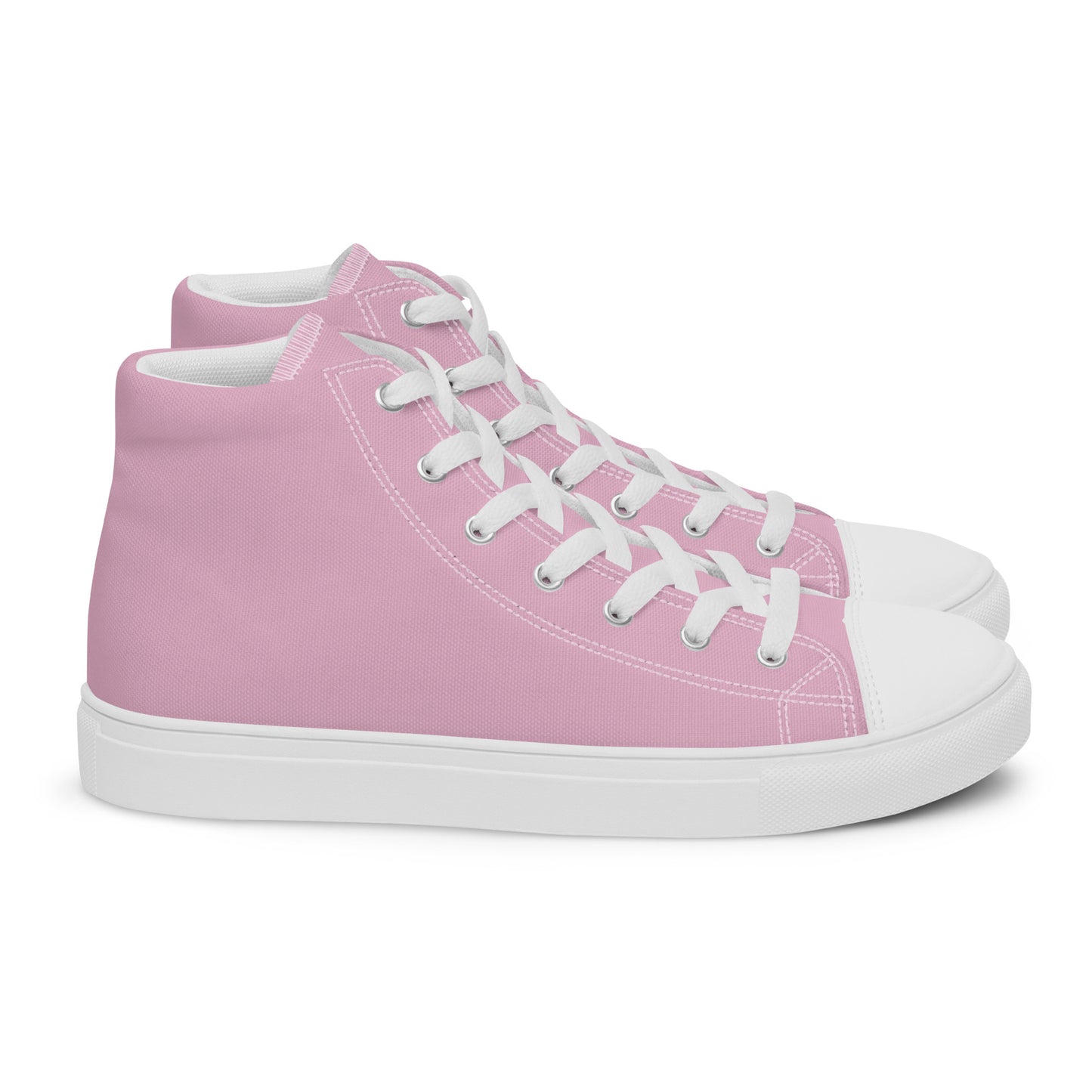 Women’s high top canvas shoes - Blush Pink