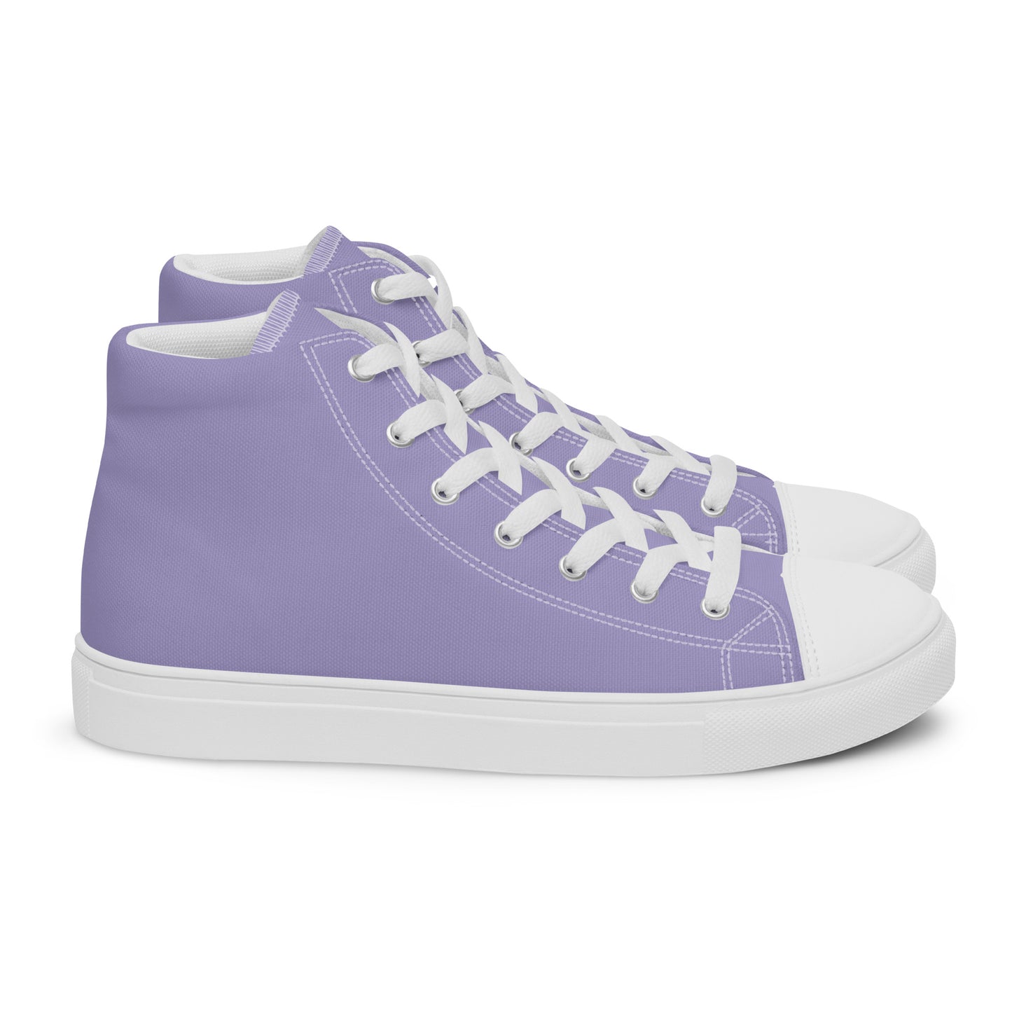 Women’s high top canvas shoes - Pastel Plum
