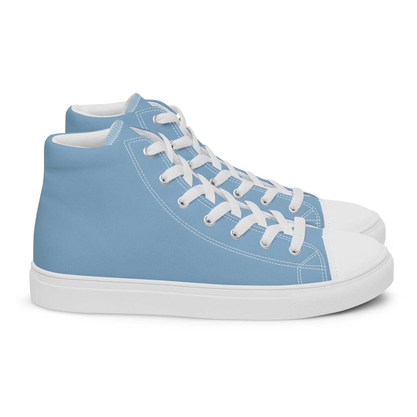 Women’s high top canvas shoes - Pale Blue