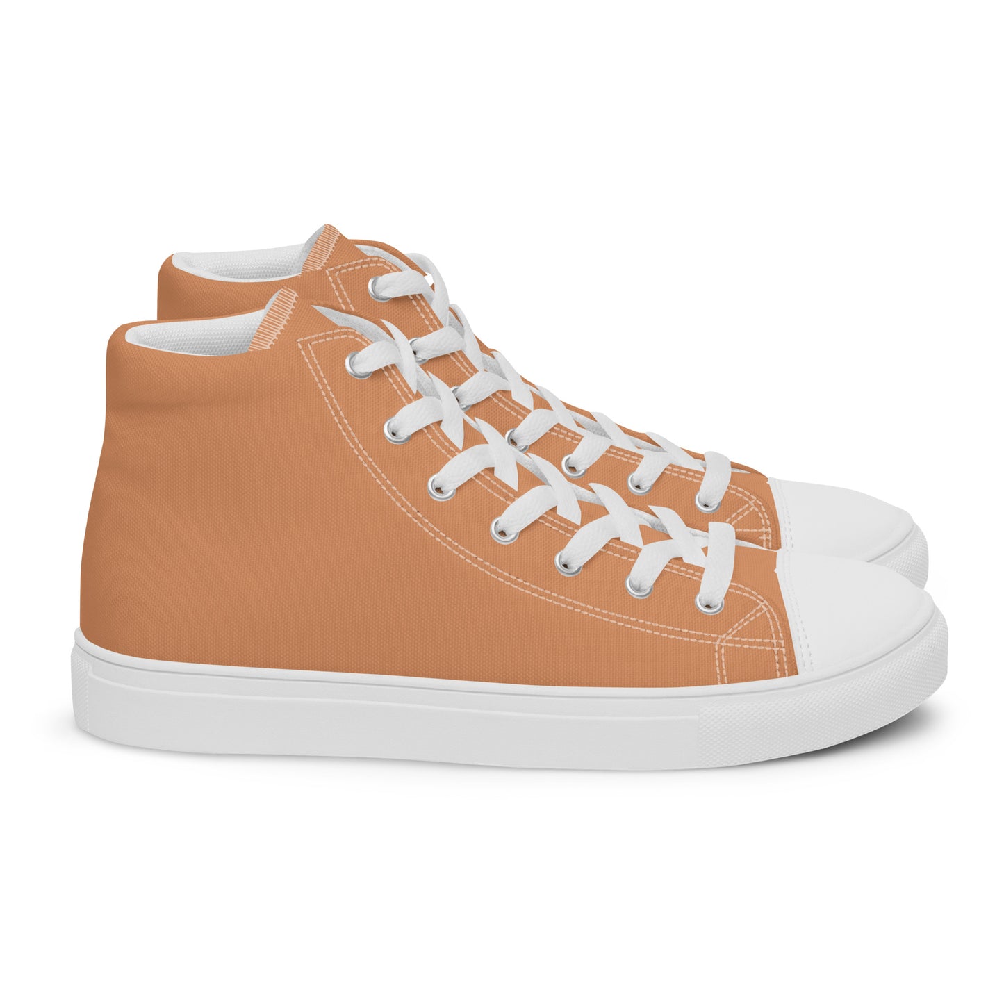 Women’s high top canvas shoes - Sunset Orange