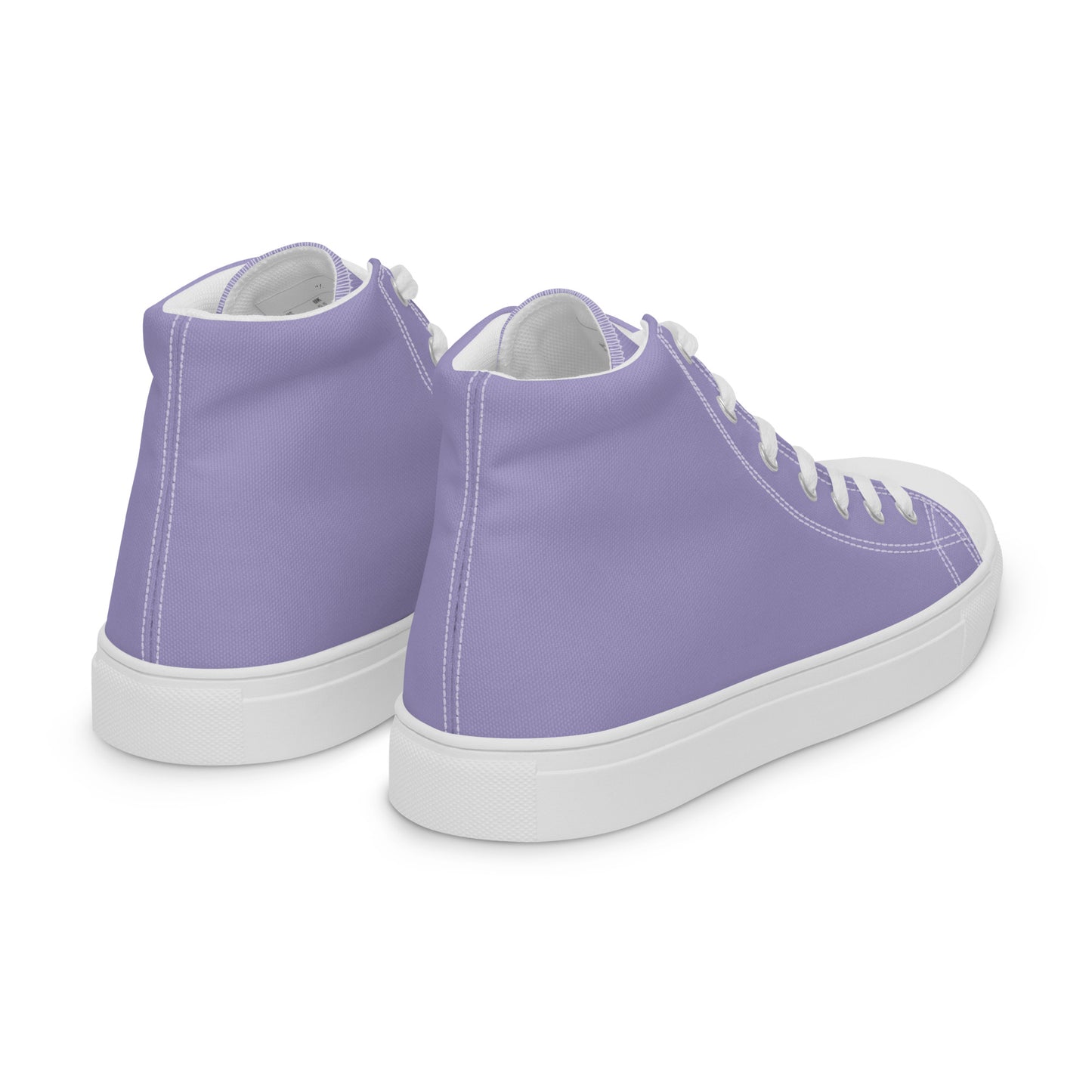 Women’s high top canvas shoes - Pastel Plum