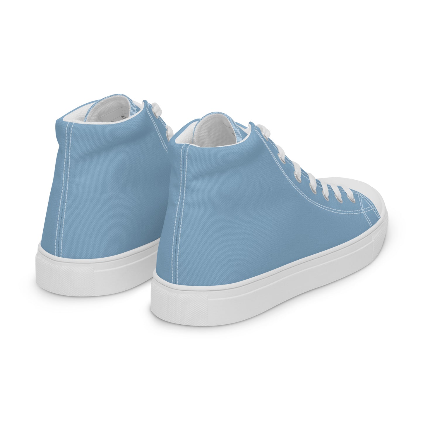 Women’s high top canvas shoes - Pale Blue
