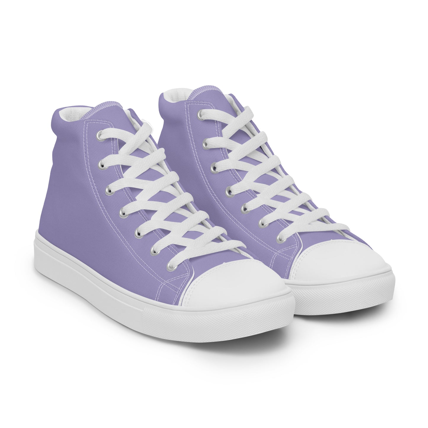 Women’s high top canvas shoes - Pastel Plum