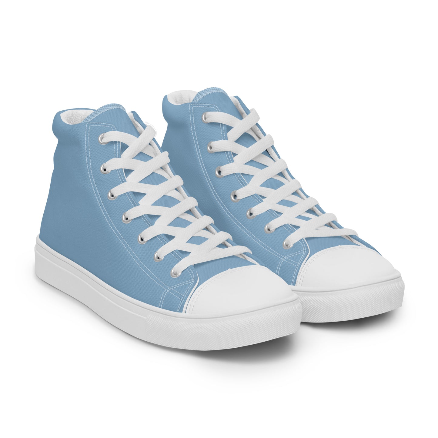 Women’s high top canvas shoes - Pale Blue