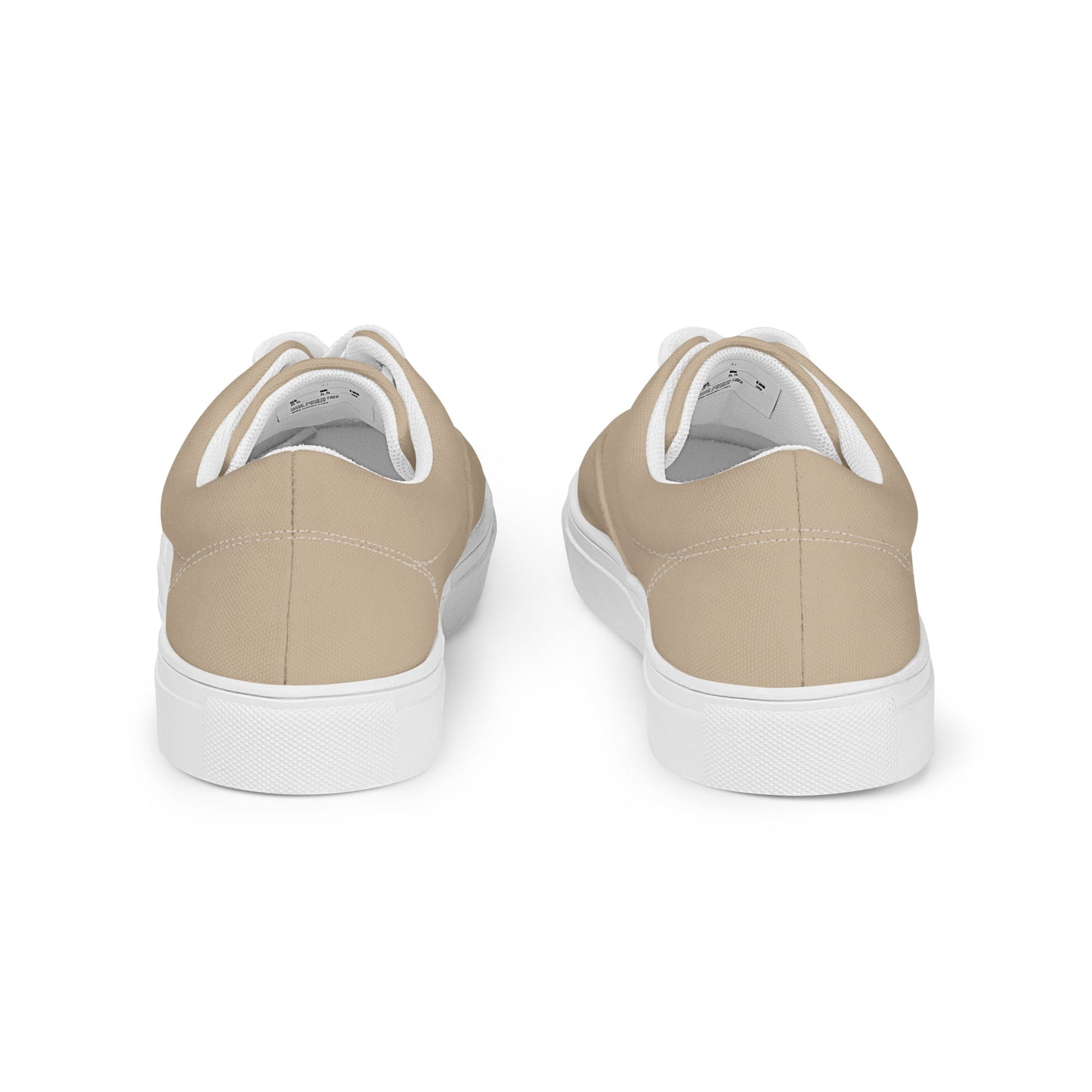 Women’s lace-up canvas shoes - Khaki