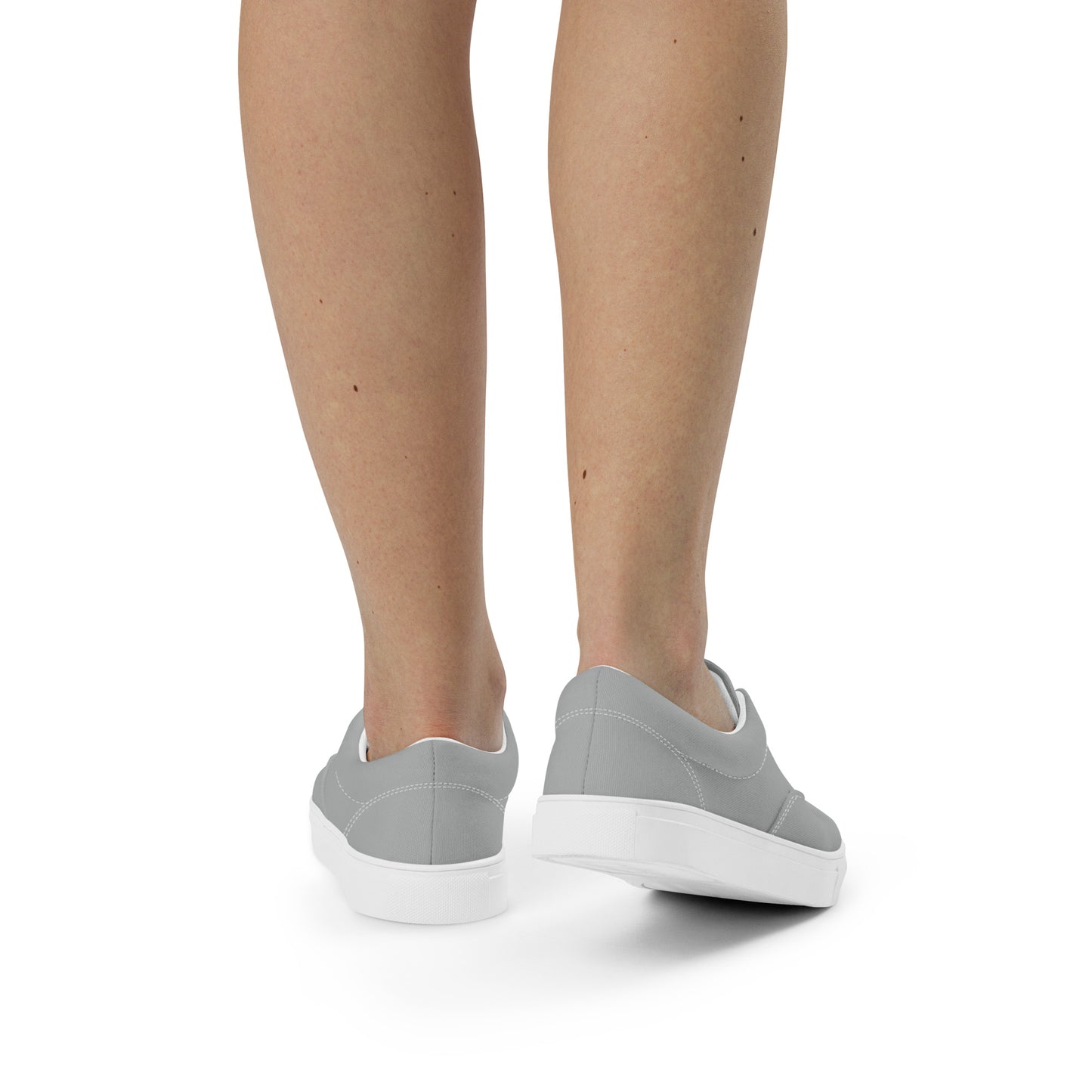 Women’s lace-up canvas shoes - Moonstone Grey