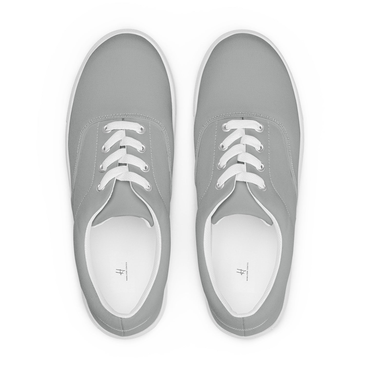 Women’s lace-up canvas shoes - Moonstone Grey