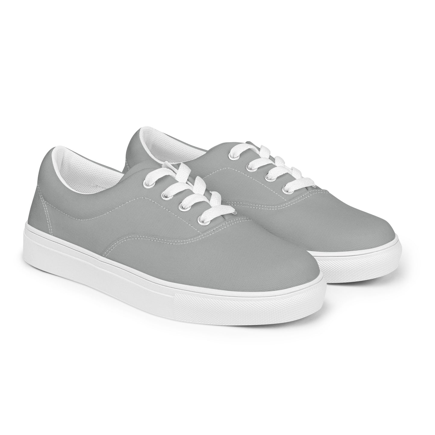 Women’s lace-up canvas shoes - Moonstone Grey