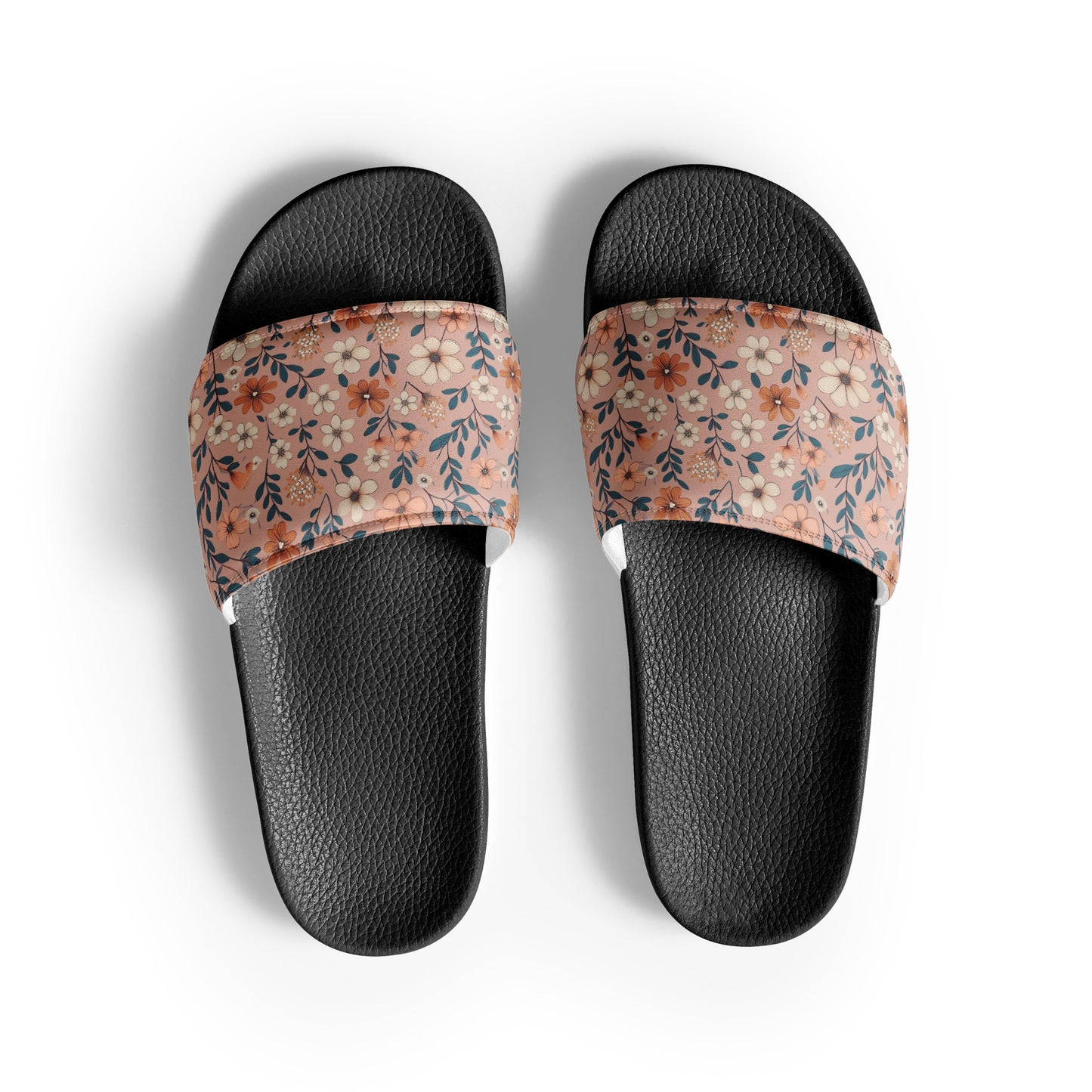 Damen Comfort Slider - Floral Harmony