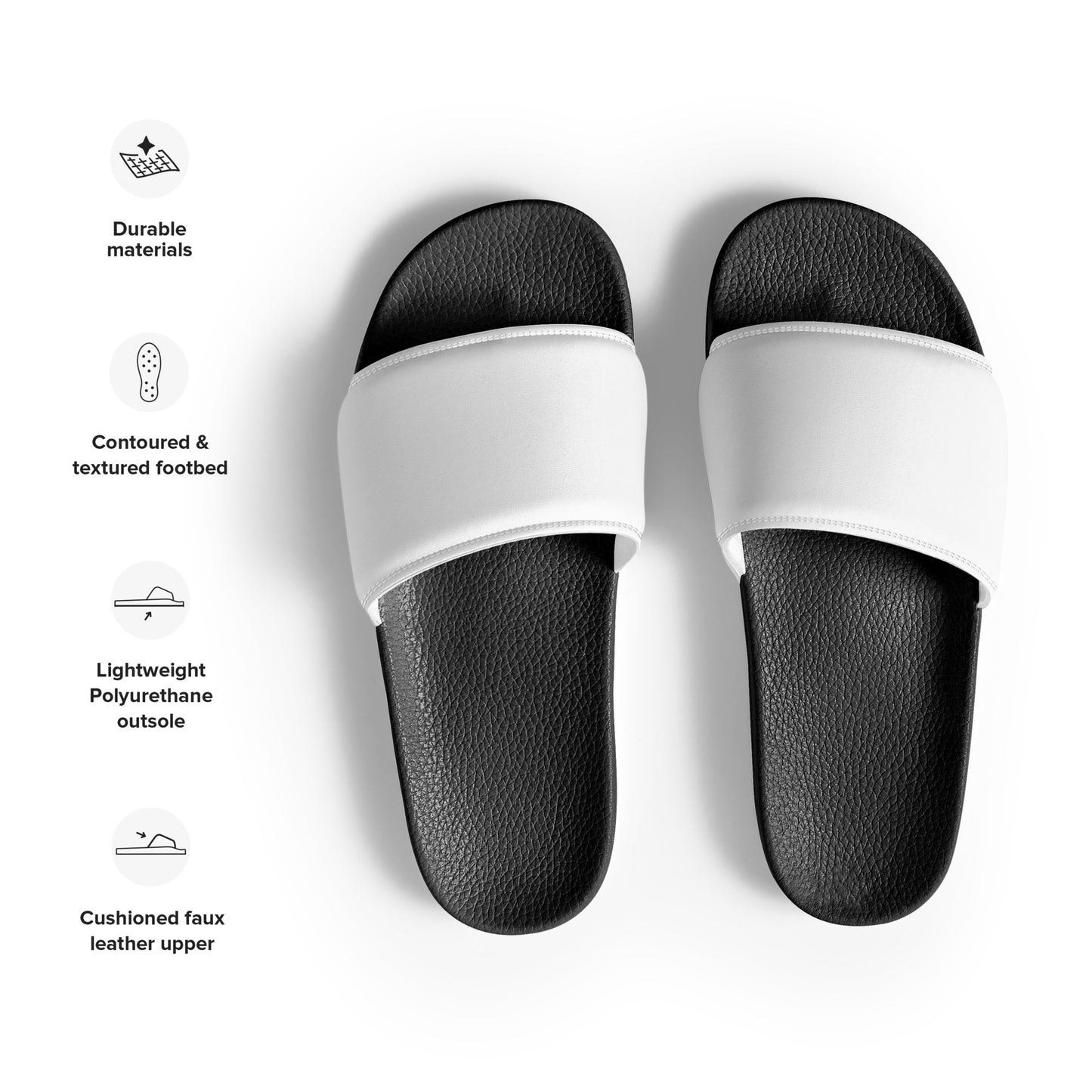 Women's Comfort Sliders - Pure White