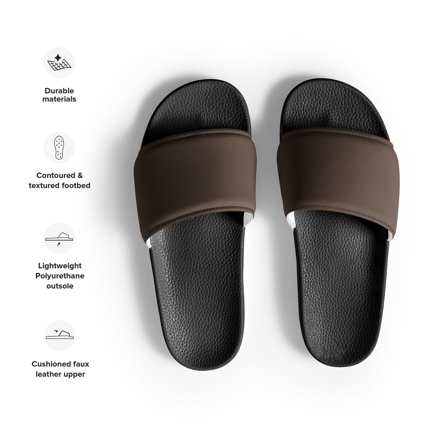Women's Comfort Sliders - Mocha