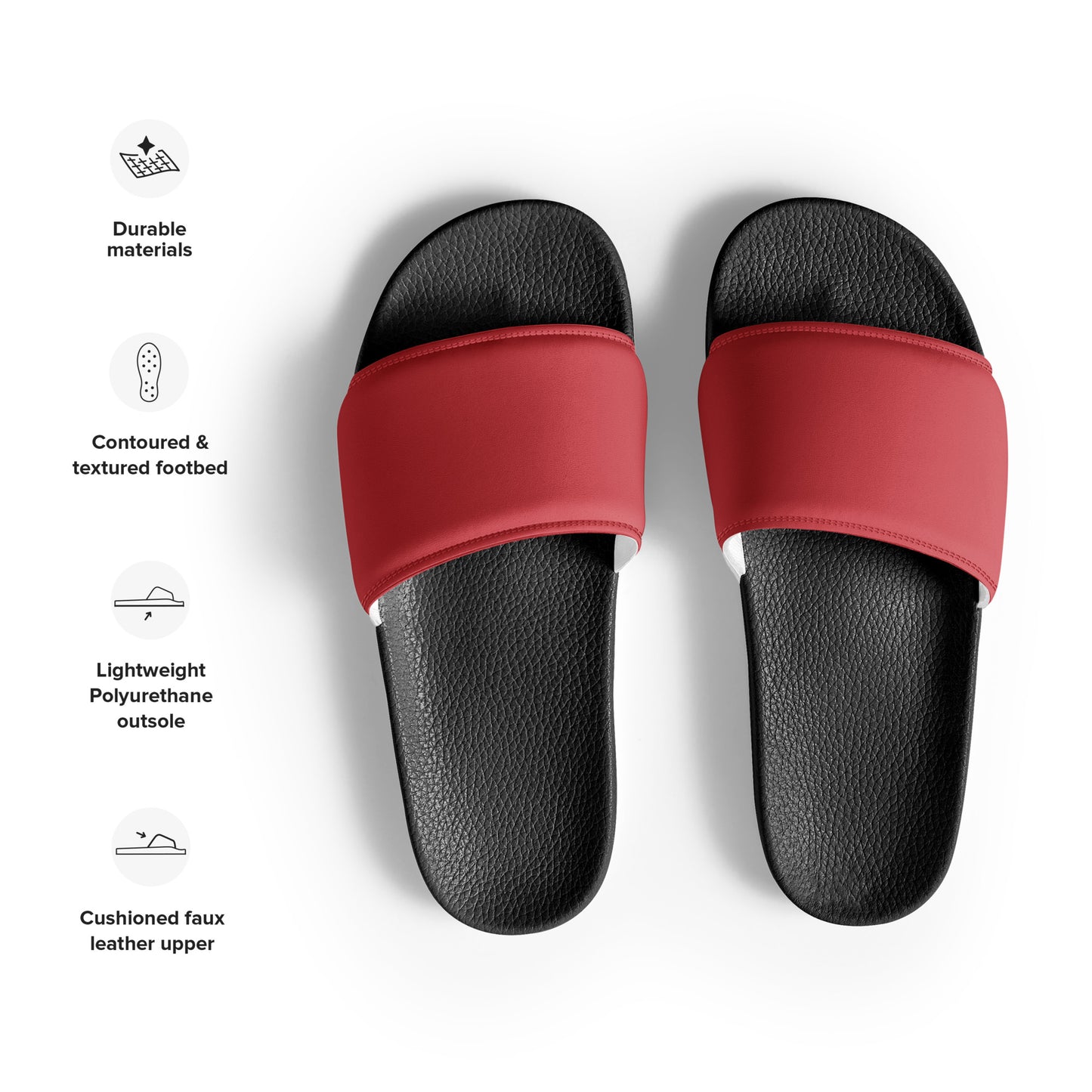Women's Comfort Sliders - Flamingo Red
