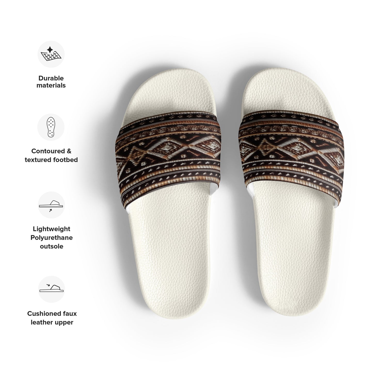 Women's Comfort Sliders - African Style